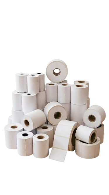 Rollos de bobinas térmicas G&G en distintos tamaños